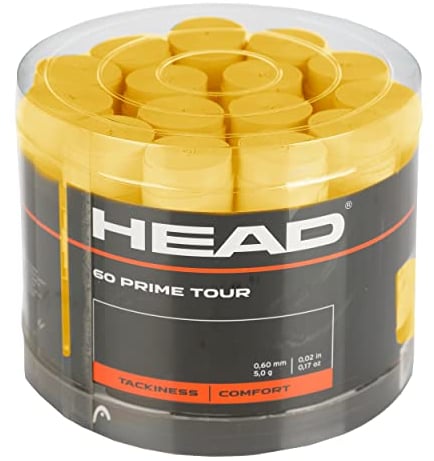 HEAD Prime Tour 60 pcs Pack Yellow Overgrip