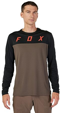 Fox Defend Cekt Long Sleeve Mens Cycling Jersey - Brown - M