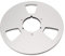 1/4 10 Zoll Aluminium Blanko Tape Reel to Reel Recorder Leere Spule für Nab, Mpty Tape Reel Aluminiumlegierung Reel Tape Recorder Zubehör Leere Disc Öffnungsmaschinenteile (Silber)