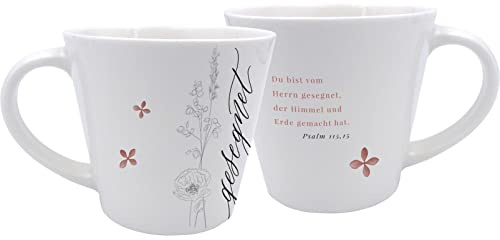 Tasse gesegnet (Blühende Worte)