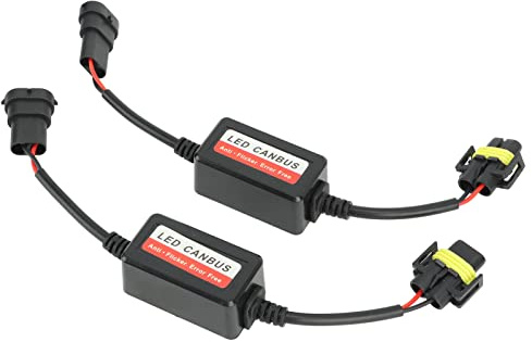 H8 H9 H11 LED Canbus-Decoder, Anti-Flimmer-Widerstand-Decoder, Langlebiges Plug-and-Play für Nebelscheinwerfer
