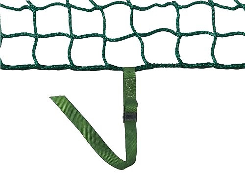 Seitenschutznetz 2x10m – 2x5m DIN Dachdeckerfangnetz mit angenähten GSV Größe/Farbe 2 x 5 m, mit GSV, Farbe: grün