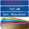 1 Stück Fun Kennzeichen 52cm x 11cm mit Wunschtext Individuell Wunschkennzeichen Wunschprägung Namens Kennzeichen Aluminium Namensschild | Individuelles Fun-Kennzeichen (blau)
