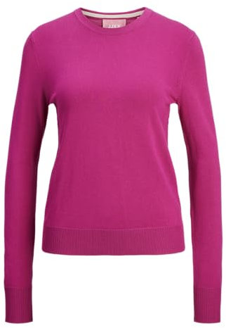 JJXX Jxcara Comfy Crew Neck Knit Sn Jersey de Punto, Fucsia Red, XL para Mujer
