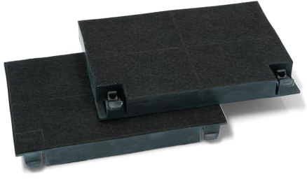 KGA Supplies Confezione da 2 filtri a carbone per cappa compatibile con Faber Inca Smart, Inca Plus, ISOLA DISKO/ARCO/GEO/AXIA
