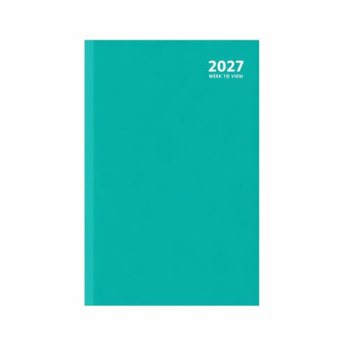 Sixstore 2026 A5 Veckokalender 2026 Färg Mode A5 WTV Årsplanerare Skrivbordsband Marker, Turkos, kontorskalender, skolkalender 2026,