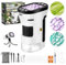 Gleamkid Mikroskop für Kinder, 200–1000 x Handmikroskop mit 5,1 cm LCD-Bildschirm, wiederaufladbares Mini-Mikroskop mit Dias-Kit, Foto und Video, 32 G SD-Karte, Mikroskop, Wissenschaft, Edu, Geschenk