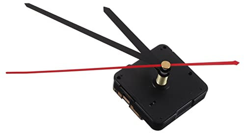 UKCOCO Batteriebetriebenes Uhrwerk Mit Zeigerset Geräuscharm Kompatibel Für DIY Wanduhr Installieren Geeignet Für Moderne Wanduhren Und Bastelprojekte