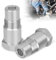 2 Stück Lambdasonde Adapter mit Filter, M18x1,5 Sauerstoffsensor Adapter 304 Edelstahl Lambda Eliminator O2 Sauerstoffsensor Universal Lambdasonden Eliminator für Auto LKW