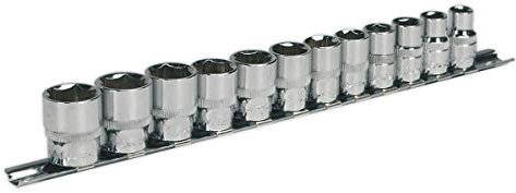 Sealey Ak2693 Socket Set 12Pc 3/8Sq Drive 6Pt Walldrive Metric
