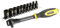 Stanley FatMax Rotator Umschaltknarre 0-94-607 (1/4 Zoll, 11 teilig, 4/5/5.5/6/7/8/9/10/11/13 mm Stecknüsse, Einhandbedienung)
