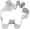 Birkmann 1010691010 Ausstechform Elch, klein, Kunststoff, Grau, 5 x 3 x 2 cm