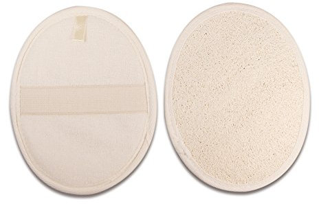 TITANIA Bade-Massage-Pad, Lufa/Frottee, Circa 17.5 X 13 cm, 1er Pack (1 x 34 g)
