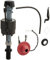 Fluidmaster 400CR Universal Toilet Fill Flapper Repair Kit for 2-Inch Flush Valves, Multicolor, 1 Pack