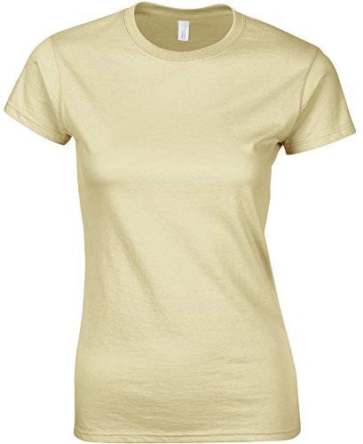 Gildan Ladies Soft Style Short Sleeve T-Shirt (XL) (Sand)
