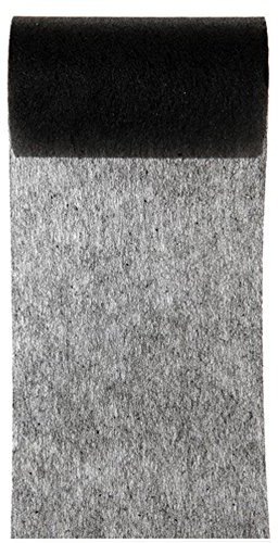 Santex Tischband Vlies schwarz 10cm x 10m
