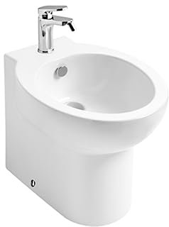 Bidet filo parete Patascoss in ceramica bianca di prima qualità