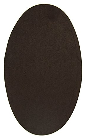 2 x Knieschoner aus grauem Wildleder zum Aufbügeln. Ellbogenschützer zum Schutz Ihrer Kleidung und Reparatur von Hosen, Jacken, Pullover, Hemden. 16 x 10 cm (96. Braun)