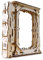 UGEARS 3D Modellbausatz Brettspiele Spielleiterschirm- Game Master Bildschirm GM Screen Holzbausatz Würfelspiele Kartenspiele für Erwachsene Modellbau Set Spielezubehör Holz Brettspiel Zubehör