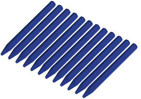 Kreide blau 12 Stück (auch in verschiedenen Farben auswählbar) Signierkreide 11 x 110 mm Forstkreide wasserfest