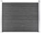 vidaXL Zaunelement Gartenzaun Sichtschutzzaun Lamellenzaun Windschutz Zaun Windschutzzaun Terrasse Stecksystem Lärmschutz WPC 180x146cm Schwarz