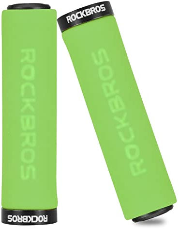 ROCKBROS Fahrradgriffe, Lenkergriffe & Handgriffe – rutschfest, Stoßdämpfend & Leicht, Schaumstoff, Universal für Lenker 22,2 mm, MTB, BMX, Rennrad, Citybike, Faltrad, Klapprad & Hybrid-Bike