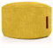 Green Bean Pouf-Kissen 45x25cm mit EPS-Perlen Füllung & Cordstoff Bodenkissen Liegekissen Sitzkissen Sitzhocker Sessel Kinder Erwachsene Stoff Hocker Ablage Gelb