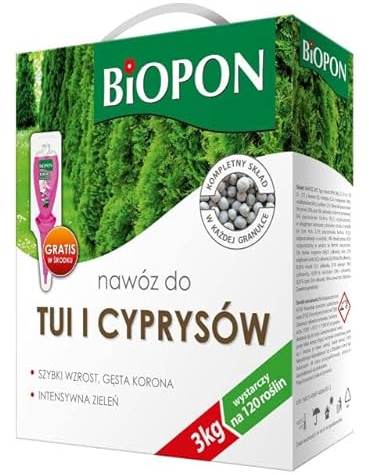 Dünger für Thuja und Zypressen 3kg NPK Koniferendünger Nadelbaumdünge