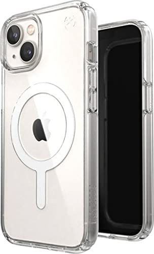 Speck Presidio Perfect-Clear + MagSafe - iPhone 14 / iPhone 13 Hülle mit MICROBAN-Beschichtung (klar)