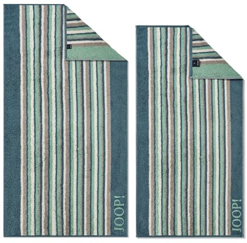 Joop! Handtücher Move Stripes 1692 Aqua - 44 Handtuch 50x100 cm