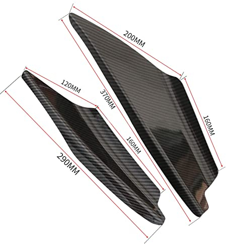 Auto Frontspoiler für Ford F150 Explorer Ranger Foucs Mustang Edge Kuga C-Max Ecosport,Frontspoiler Protector FrontstoßStangenlippe Autoantikollisionsschutz Body Kit