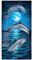 Zomer Strandtuch groß 90x180 cm Schnelltrocknendes Mikrofaser Bedrucktes mit Delfin Mond Motiv