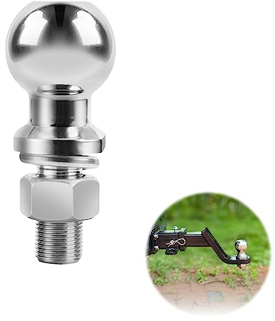 Testa sferica, gancio di traino, sfera di traino, 50 mm, testa sferica, per guida agricola fino a 3,5 tonnellate