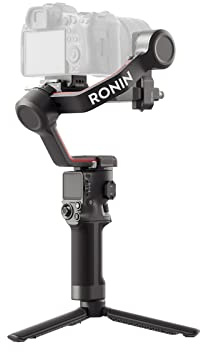 DJI RS 3, 3-Axis Gimbal for DSLR and Mirrorless Camera Canon/Sony/Panasonic/Nikon/Fujifilm, 3 kg (6.6 lbs) Payload, Automated Axis Locks, 1.8 OLED Touchscreen (Renewed)