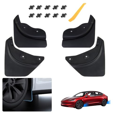 Arcoche Garde-Boue pour Tesla Model Y 2020-2024, Garde-Boue Garde-Boue Garde-Boue pour Tesla Model Y Accessoires