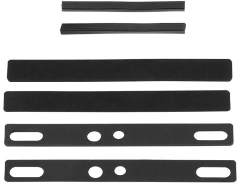 Create idea 6PCS Keyboard SpaceBar Compatible with 6.25U Mechanical Keyboard Space Space Bar Foam 12x108mm Dust-proof Strip 5x60mm Keyboard Switch Silencer Cotton Black