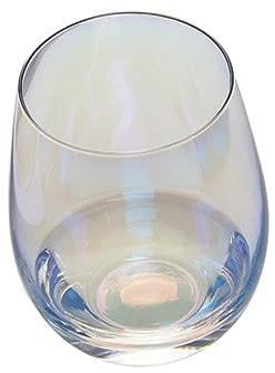 Garneck Vaso De Cristal Colorido Técnica De Baño De Iones Ideal Para Bar Té y Cócteles