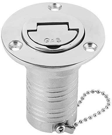 Marine Fuel Deck Fill Filler Keyless Lid Stainless Steel Hardware Boat Yacht Caravan (B(50mm))
