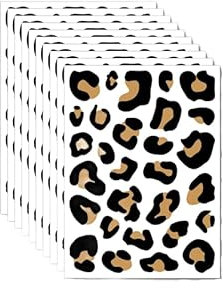 Namzi Wandaufkleber für Küche, Schlafzimmer, Wohnzimmer, Waschküche, Badezimmer, abnehmbar, zum Abziehen und Aufkleben, Innendekoration, Leopardenmuster, 10 Blatt