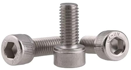 Lange Steckblätterschrauben, 10PCS DIN912 M6 304 A2-70 Stainless Steel 304 Hexagon Hex Socket Cap Head Screw Bolts(10mm)