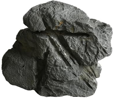 YXLLGS Décoration de Faux Rocher Légère, Pierre Artificielle en Mousse, Roches for Aménagement Extérieur, Ornements de Pierres de Jardin Artificielles Réalistes, for Cour ou Vitrine(D)