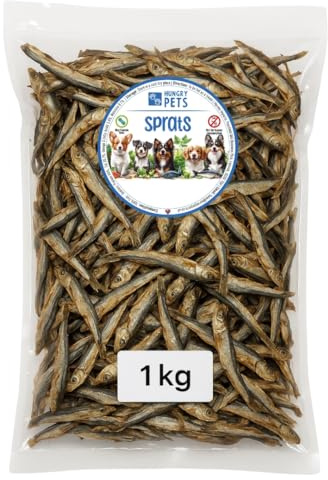 Fish Sprats 1kg for Dogs & Cats – 100% Natural Grain-Free Treats