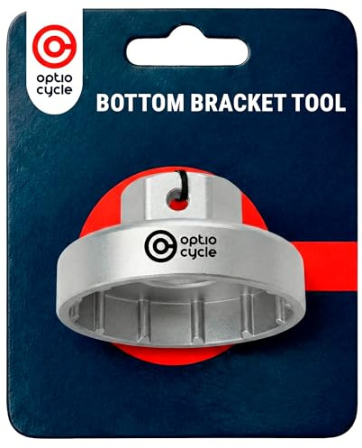 Optio Cycle Tretlager Werkzeug – Tretlagerschlüssel für 12-Notch Außenlager SRAM Dub, Race Face Cinch, Rotor BSA30 | Fahrrad Innenlager Schlüssel & Bottom Bracket Tool