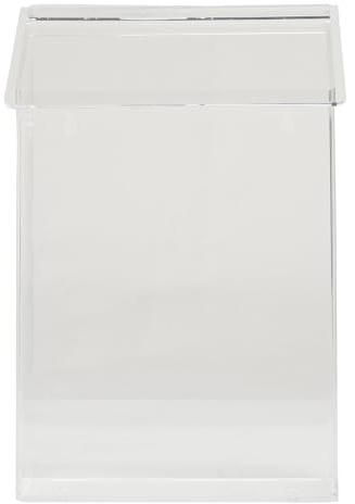 Exacompta - Art.-Nr. 66558D - 1 x A5 Prospekthalter mit Deckel, vertikal für Prospekte, Kataloge - Maße: 18 x 8 x 28 cm - Vertikal - UV-beständig - Kristallklar