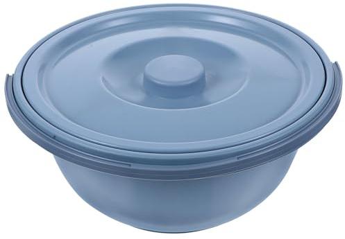 GAROZATION 1pièce Pot de Chambre avec Poignée et Couvercle pour Femmes Enceintes Seau Urinal Portable Hygiénique Isolant les Odeurs Facile à Nettoyer et Transporter Robuste Plusieurs styles