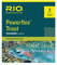 Rio Powerflex Angelschnur zum Fliegenfischen, 2,1 m, 3 Stück, transparent