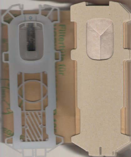 FW6 Lot de 8 sacs aspirateur de rechange compatibles avec : marque Vorwerk Folletto Modèle : Kobold 135, VK 136