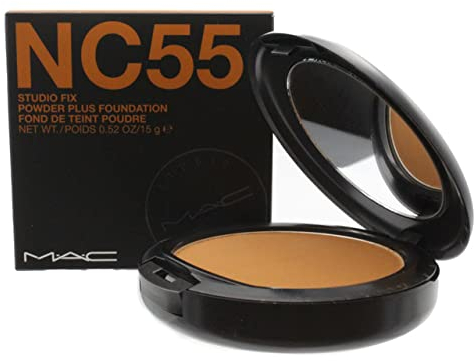 Fondation MAC studio Fix poudre + NC55