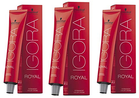 Tinte Schwarzkopf Igora Royal 6-12, 3 de 60 ml