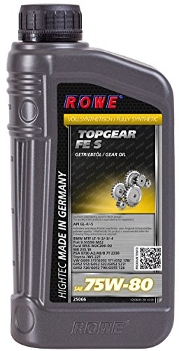 ROWE Hightec Topgear FE SAE 75W-80 S - 1 Liter PKW Getriebeöl voll-synthetisch| Made in Germany